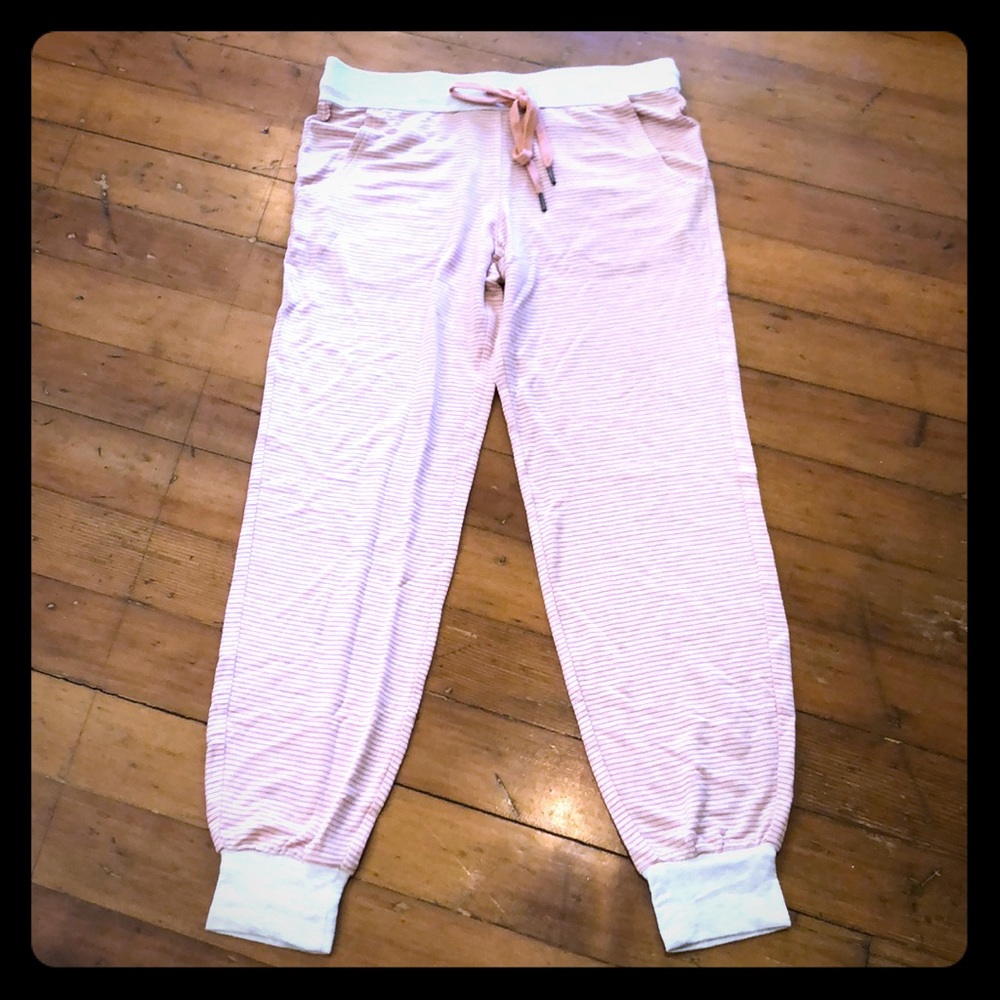 Pink Striped Jogger PJ Pants (NEW)